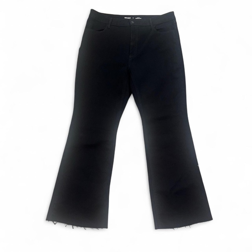 Old Navy High-Rise Wow Flare Black Pants